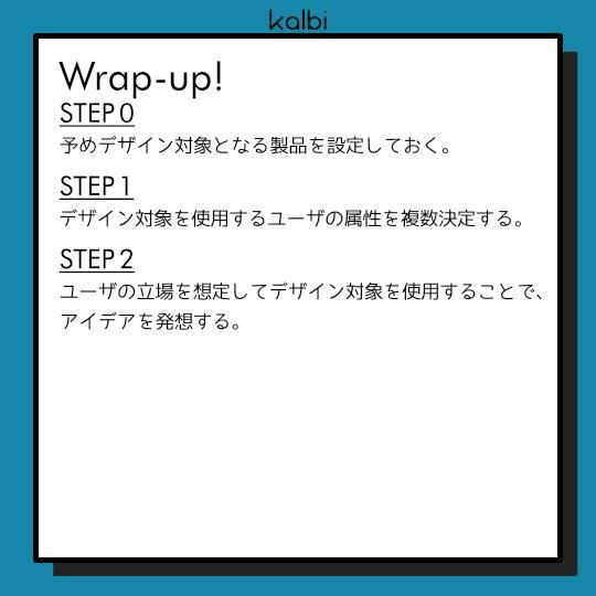 ロールプレイング法wrapup